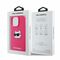 Karl Lagerfeld Silicone Choupette Head Print MagSafe iPhone 16 Pro Max Case - Fuchsia | Techbox