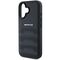 AMG Leather Debossed Lines Black Logo iPhone 16 Case - Black | Techbox