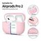 Tech-Protect Silicone Case for Apple AirPods Pro 1 / 2 - Pink - Smartphone Accessories - Cables & Accessories - Techbox