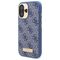 Guess 4G Logo Plate MagSafe iPhone 16 Case - Blue - Apple Cases - Cases - Techbox