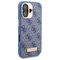 Guess 4G Logo Plate MagSafe iPhone 16 Case - Blue - Apple Cases - Cases - Techbox