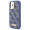 Guess 4G Logo Plate MagSafe iPhone 16 Case - Blue - Apple Cases - Cases - Techbox