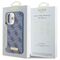 Guess 4G Logo Plate MagSafe iPhone 16 Case - Blue - Apple Cases - Cases - Techbox