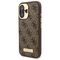 Guess 4G Logo Plate MagSafe iPhone 16 Plus Case - Brown - Apple Cases - Cases - Techbox