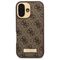 Guess 4G Logo Plate MagSafe iPhone 16 Plus Case - Brown - Apple Cases - Cases - Techbox