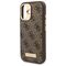 Guess 4G Logo Plate MagSafe iPhone 16 Plus Case - Brown - Apple Cases - Cases - Techbox