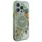 Guess IML Flower &amp; Tonal Circle MagSafe case for iPhone 16 Pro - green | Techbox