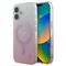 Guess IML Glitter Gradient MagSafe iPhone 16 Case - Pink | Techbox