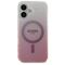 Guess IML Glitter Gradient MagSafe iPhone 16 Case - Pink | Techbox