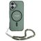 Guess IML Glitter With Pearl Strap MagSafe case for iPhone 16 Plus - green - Apple Cases - Cases - Techbox