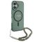 Guess IML Glitter With Pearl Strap MagSafe case for iPhone 16 Plus - green - Apple Cases - Cases - Techbox