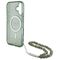 Guess IML Glitter With Pearl Strap MagSafe case for iPhone 16 Plus - green - Apple Cases - Cases - Techbox