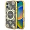 Guess IML Peony On 4G Background MagSafe iPhone 16 Case - Brown | Techbox