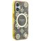 Guess IML Peony On 4G Background MagSafe iPhone 16 Case - Brown | Techbox
