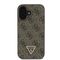 Guess Leather Metal Logo Strass Crossbody Case for iPhone 16 - Brown - Apple Cases - Cases - Techbox
