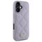 Guess Quilted Metal Logo case for iPhone 16 - light purple | Techbox