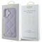 Guess Quilted Metal Logo case for iPhone 16 - light purple | Techbox
