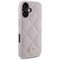 Guess Quilted Metal Logo iPhone 16 Case - Pink | Techbox