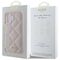Guess Quilted Metal Logo iPhone 16 Case - Pink | Techbox