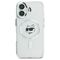 Karl Lagerfeld IML Metal Choupette Head MagSafe iPhone 16 Case - White | Techbox