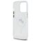 Karl Lagerfeld IML Metal Karl &amp; Choupette Head MagSafe Case for iPhone 14 Pro Max - White | Techbox