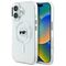 Karl Lagerfeld IML Metal Karl Head MagSafe Case for iPhone 16 Plus - White | Techbox