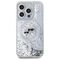 Karl Lagerfeld Liquid Glitter Karl &amp; Choupette Head Magsafe iPhone 15 Pro Case - Clear - Uncategorized Cases (2) - Cases - Techbox