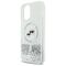 Karl Lagerfeld Liquid Glitter Karl &amp; Choupette Head Magsafe iPhone 16 Plus Case - Clear - Apple Cases - Cases - Techbox