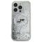 Karl Lagerfeld Liquid Glitter Karl &amp; Choupette Head Magsafe iPhone 16 Pro Case - Clear - Apple Cases - Cases - Techbox