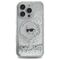 Karl Lagerfeld Liquid Glitter Karl Head Magsafe Case for iPhone 16 Pro - Clear - Apple Cases - Cases - Techbox