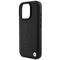 BMW Leather Hot Stamp MagSafe iPhone 16 Pro Max Case - Black | Techbox