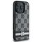 DKNY Checkered Pattern &amp; Printed Stripes Case for iPhone 16 Pro Max - Black | Techbox