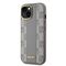 DKNY Leather Checkered Mono Pattern MagSafe iPhone 14 Case - Beige | Techbox