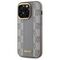 DKNY Leather Checkered Mono Pattern MagSafe iPhone 14 Pro Case - Beige | Techbox