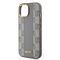 DKNY Leather Checkered Mono Pattern MagSafe iPhone 15 Case - Beige | Techbox