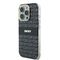 DKNY Repeat Texture Pattern With Stripe case for iPhone 16 Pro Max - black