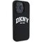 DKNY Silicone White Printed Logo MagSafe iPhone 16 Pro Case - Black | Techbox