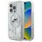 Karl Lagerfeld Liquid Glitter Karl &amp; Choupette Head Magsafe Case for iPhone 16 Pro Max - Clear - Apple Cases - Cases - Techbox