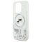 Karl Lagerfeld Liquid Glitter Karl &amp; Choupette Head Magsafe Case for iPhone 16 Pro Max - Clear - Apple Cases - Cases - Techbox