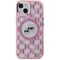 Karl Lagerfeld IML Monogram Karl &amp; Choupette Head MagSafe iPhone 15 Plus Case - Pink | Techbox