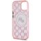 Karl Lagerfeld IML Monogram Karl &amp; Choupette Head MagSafe iPhone 15 Plus Case - Pink | Techbox