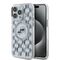 Karl Lagerfeld IML Monogram Karl &amp; Choupette Head MagSafe iPhone 15 Pro Case - Clear | Techbox
