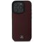 Mercedes Textured And Plain Leather MagSafe case for iPhone 16 Pro Max - red - Apple Cases - Cases - Techbox