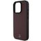Mercedes Textured And Plain Leather MagSafe case for iPhone 16 Pro Max - red - Apple Cases - Cases - Techbox