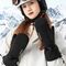 Qunature Full Length Ski Gloves Size L - Light Brown | Techbox