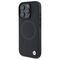 BMW Sign Leather Half Textured And Circle MagSafe case for iPhone 16 Pro Max - black | Techbox
