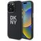 DKNY Liquid Silicone Metal Logo iPhone 16 Pro Case - Black | Techbox