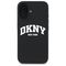 DKNY Silicone White Printed Logo MagSafe iPhone 16 Case - Black | Techbox