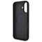 DKNY Silicone White Printed Logo MagSafe iPhone 16 Case - Black | Techbox