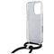 Guess Crossbody Cord 4G Print Case for iPhone 16 Pro Max - Black | Techbox